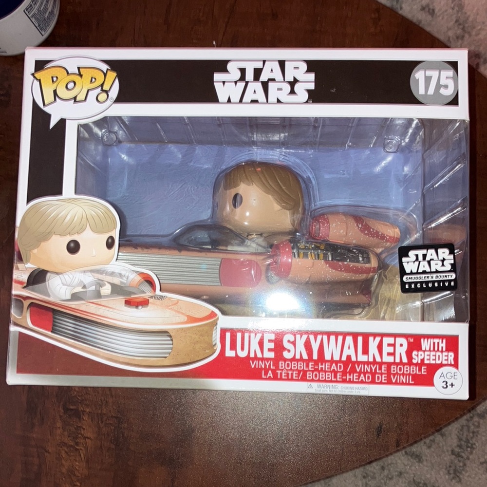 Pop Funko Star Wars Luke Skywalker w/ Speeder